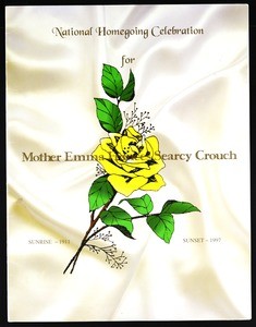 Memorial service program, Emma Frances Searcy Crouch, 1997 (24 pp., copy 2)