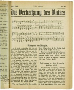 Die Verheissung des Vaters und der Sieg des Kreuzes, 1936, nr. 6
