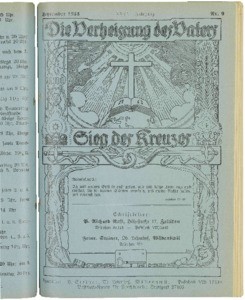 Die Verheissung des Vaters und der Sieg des Kreuzes, 1933, nr. 9