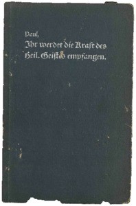 Ihr werdet die Kraft des Heiligen Geistes empfangen