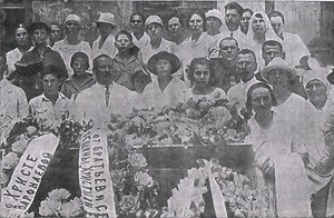 Vera Voronaeva's funeral, August 21, 1927