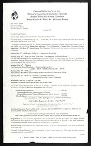 Brown, letter, 2007, to "red card delegate"