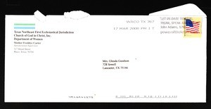 Carter, letter, 2008, to Goodson