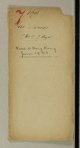 Fanny Jenner (later Fanny Boyd), China, 1912-1917