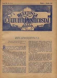 Buletinul Cultului Penticostal - Biserica lui Dumnezeu Apostolica