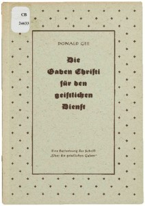 Die Gaben Christi für den geistlichen Dienst