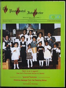 The pentecostal interpreter, vol. 1, no. 5 (December 1981) "Holiday issue"