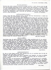 Circular letter for September 1980