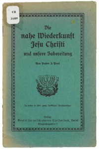 Die nahe Wiederkunft Jesu Christi und unsere Zubereitung