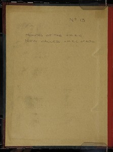 Minute book no. 13, PMU, AoG GB, OMC, Sept. 1943-1946