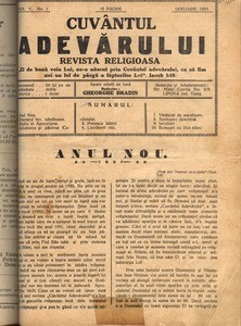 Buletinul Bisericii lui Dumnezeu Apostolice Penticostale