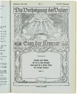 Die Verheissung des Vaters und der Sieg des Kreuzes, 1949, nr. 7