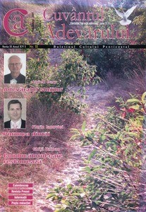 Buletinul Cultului Penticostal - Biserica lui Dumnezeu Apostolica