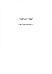 Fountain Trust 1. Eclectics Group, 1963-1971