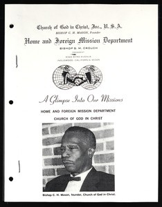 Home and Foreign Mission Department, COGIC. "A glimpse into our missions", 1967