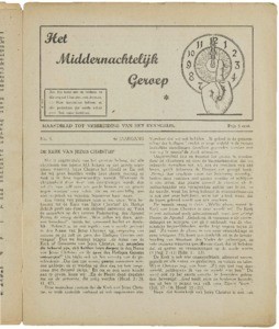 Het middernachtelijk geroep : orgaan van de Stichting Immanuël : maandblad voor de verspreiding van het Pinkster-Evangelie, vol. 04 (1942), nr. 09