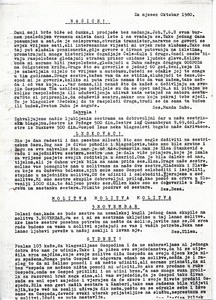 Circular letter for October 1980