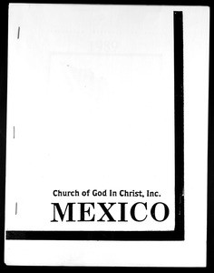 Convencion Nacional de Mexico, COGIC, 1989, program