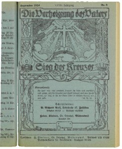 Die Verheissung des Vaters und der Sieg des Kreuzes, 1934, nr. 9