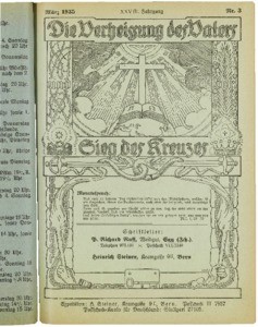 Die Verheissung des Vaters und der Sieg des Kreuzes, 1935, nr. 3