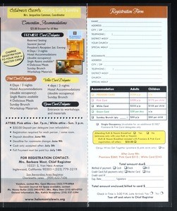 Annual state women's convention, Southern California, COGIC (37th: 2003), flier