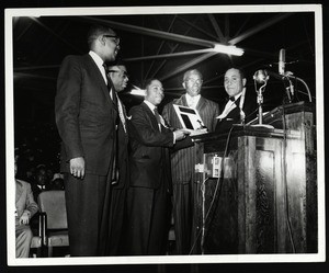 Bishop Louis Henry Ford receiving COGIG Outstanding Minister of the Year award, Memphis