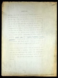 Triad convention, COGIC, South Carolina, 1989?, syllabi & notes