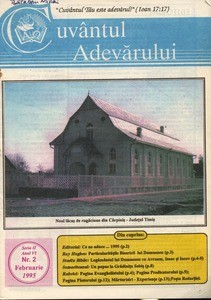 Buletinul Cultului Penticostal - Biserica lui Dumnezeu Apostolica