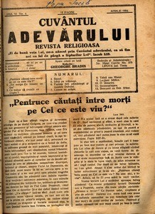 Buletinul Bisericii lui Dumnezeu Apostolice Penticostale