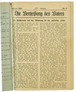 Die Verheissung des Vaters und der Sieg des Kreuzes, 1932, nr. 2
