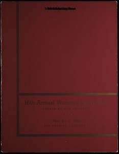 16th Annual Setting International Women's Convention Church of God in Christ