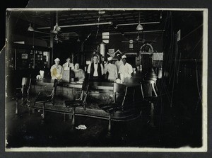 Staff of the Bailey Hotel bar and café