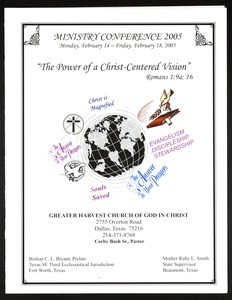 Ministry conference, Texas, 2005, program