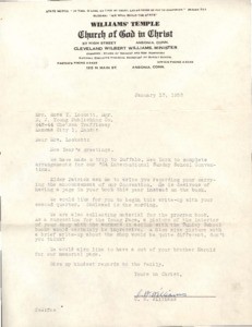 Letter, 1953 Jan. 13, to Rose Lockett