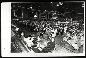 Filled hall at the Minister and Worker's Convocation, COGIC, Ft. Worth, 1942