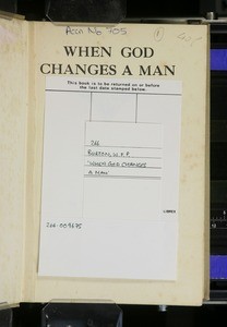 When God changes a man: a true story of this great chagne in the life of a slave-raider, 1937