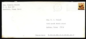 Glover, letter, 1996, to Crouch