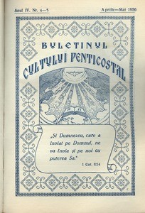 Buletinul Cultului Penticostal - Biserica lui Dumnezeu Apostolica