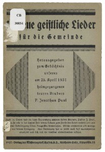 Neue geistliche Lieder für die Gemeinde