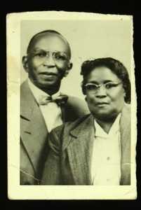 Unidentified husband and wife