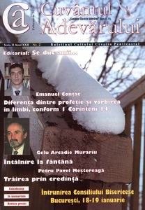 Buletinul Cultului Penticostal - Biserica lui Dumnezeu Apostolica