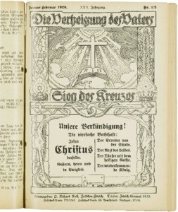Die Verheissung des Vaters und der Sieg des Kreuzes, 1929, nrs. 1 & 2