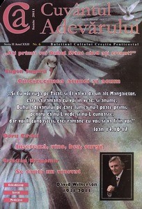 Buletinul Cultului Penticostal - Biserica lui Dumnezeu Apostolica
