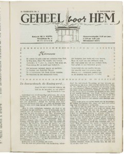 Entirely for Him, vol. 01, no. 03 (1945 November 15)