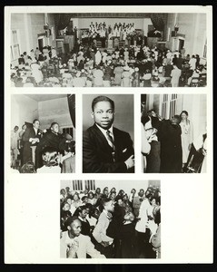 Unidentified people in a Church of God in Christ