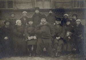 Prokhanov s delegatami na 10 s'ezde