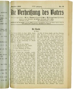 Die Verheissung des Vaters und der Sieg des Kreuzes, 1938, nr. 11