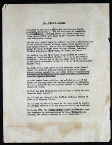 Dr. Arenia C. Mallory, after 1950