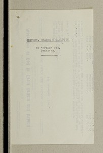 Letters from James Breeze, 1913-1915