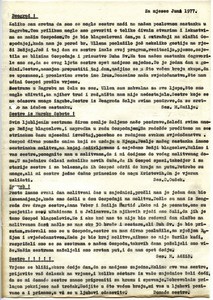 Circular letter for June 1977